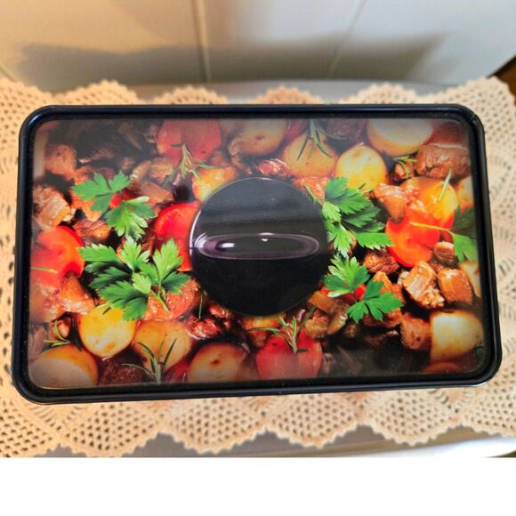 Crock Pot Recipe Card Collection With Keepsake Tin New Recipe Cards Preowned - Picture 4 of 8